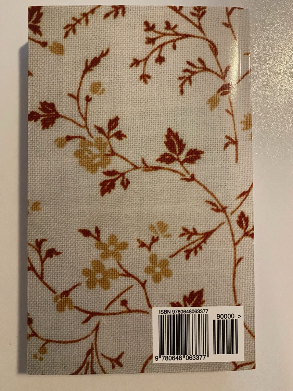 Back cover of Drew's copy of A Philosophy of Education