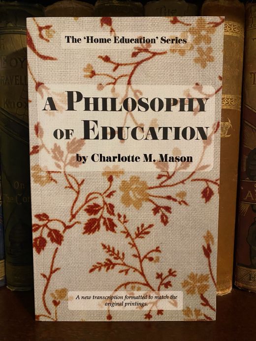 Cover of Drew's copy of A Philosophy of Education