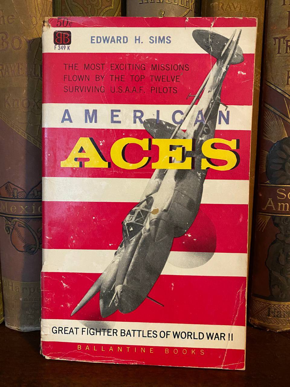 Cover of Drew's copy of American Aces in Great Fighter Battles of World War II