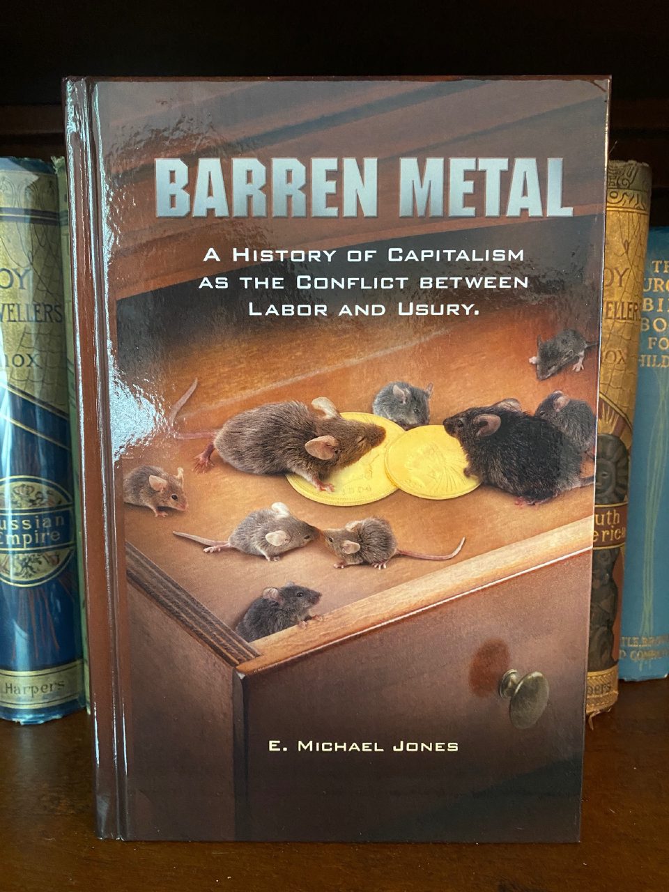 Front cover of Drew's copy of Barren Metal