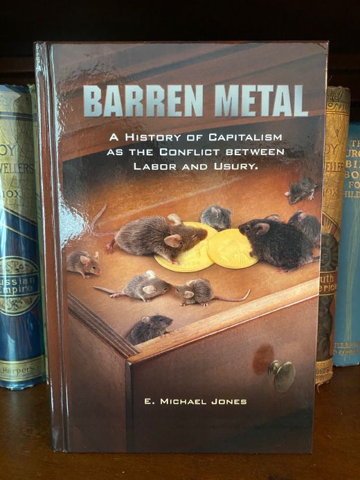 Cover of Drew's copy of Barren Metal