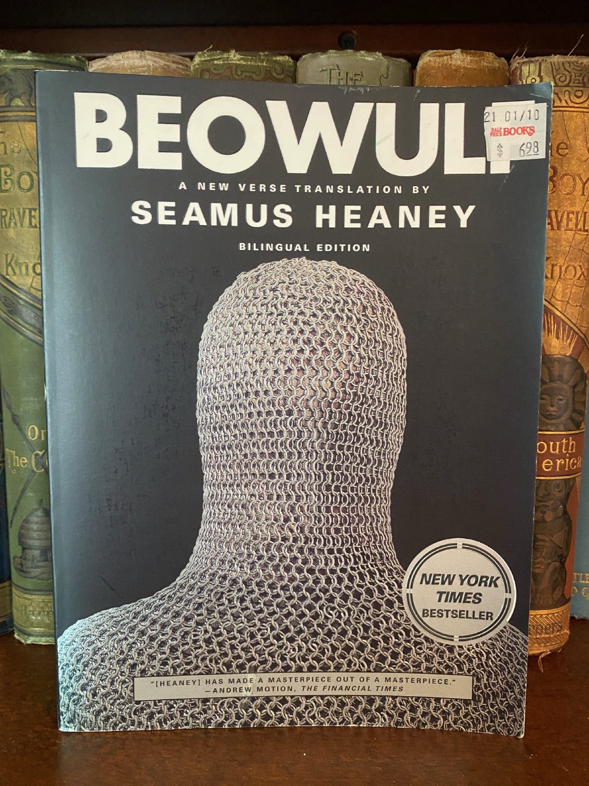 Cover of Drew's copy of Beowulf