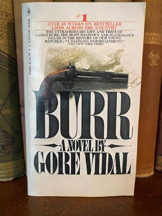 Cover of Drew's copy of Burr