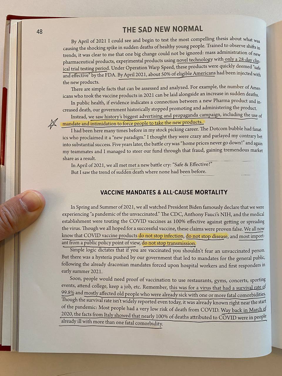 Physical detail of Drew's copy of "Cause Unknown"