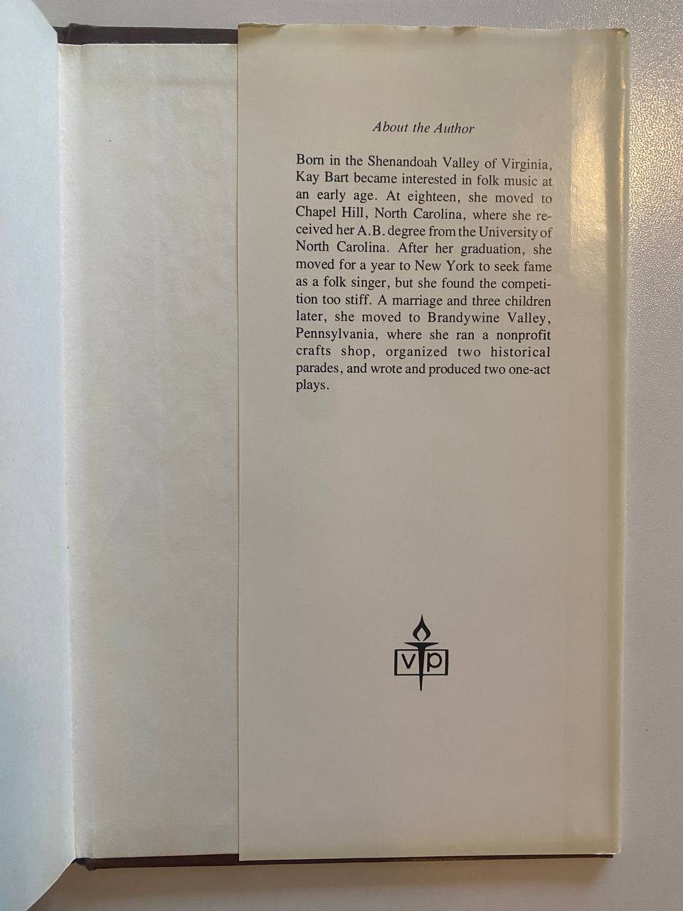 Author biography of Drew's copy of Chain to Freedom: A Collection of Links