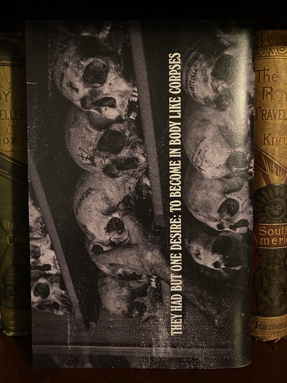 Back cover of Drew's copy of Death to the World, No. 28