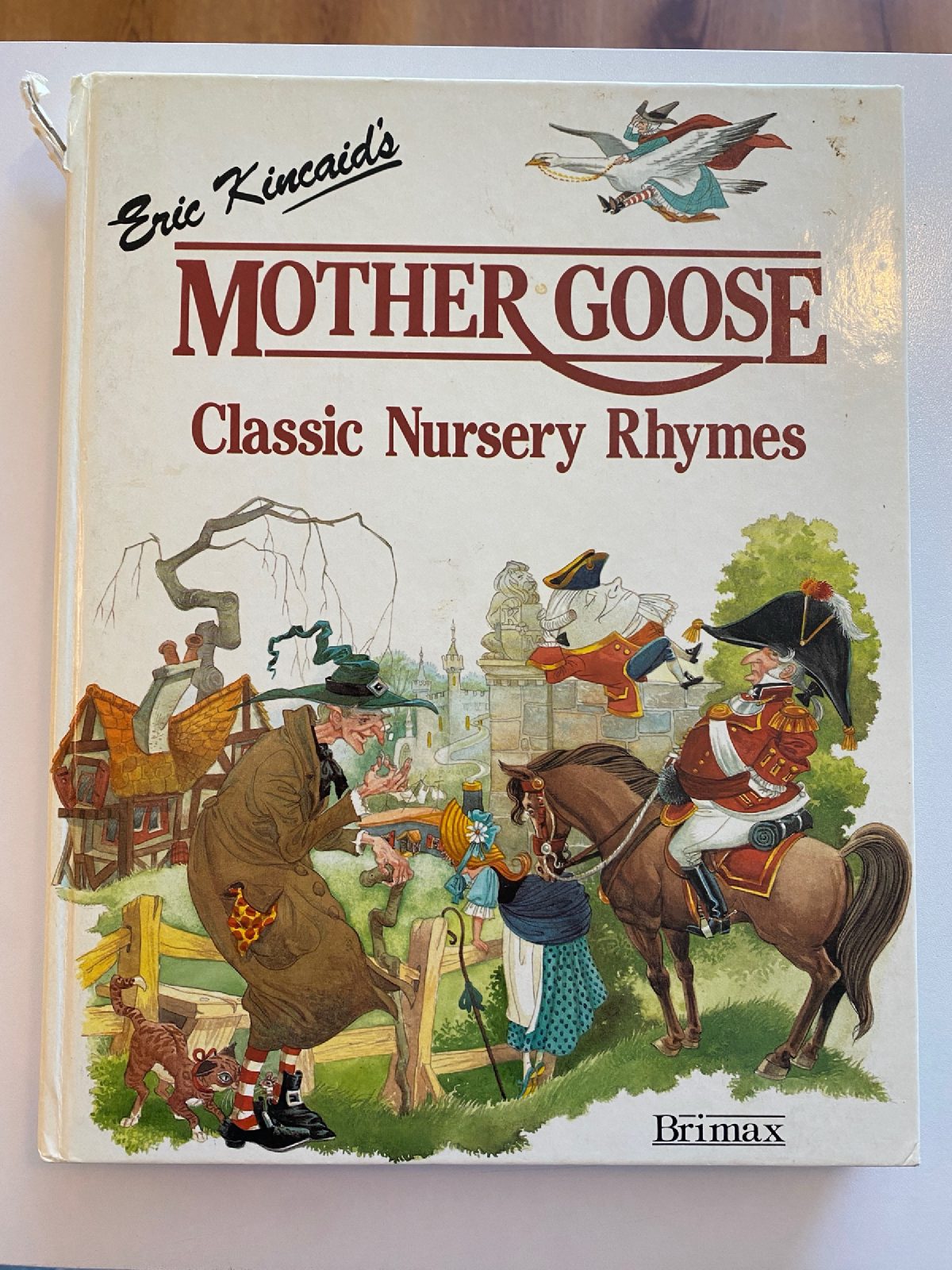 Cover of Drew's copy of Eric Kincaid’s Mother Goose