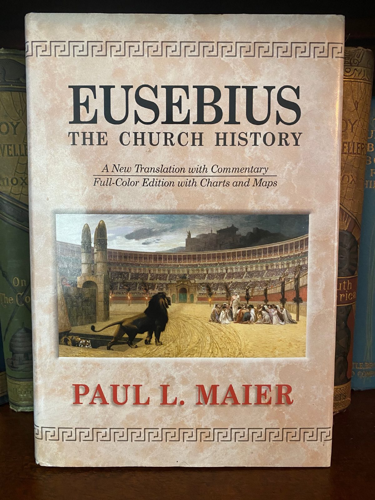 Cover of Drew's copy of Eusebius: The Church History