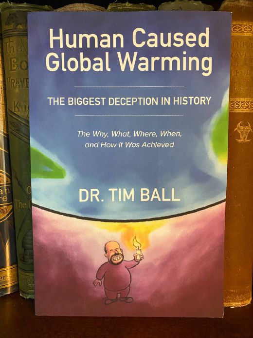 Cover of Drew's copy of Human Caused Global Warming