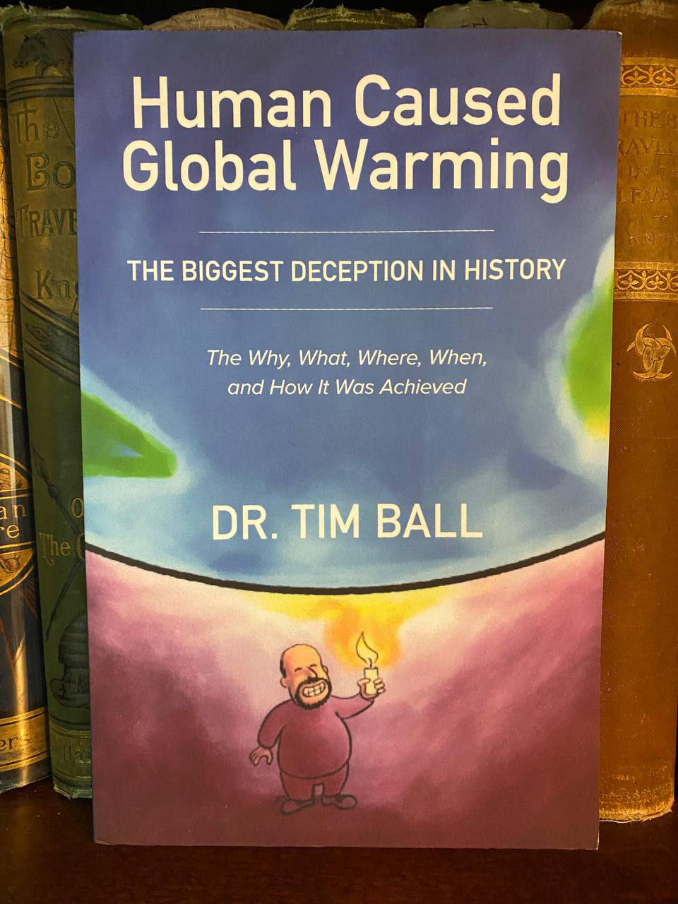Cover of Drew's copy of Human Caused Global Warming