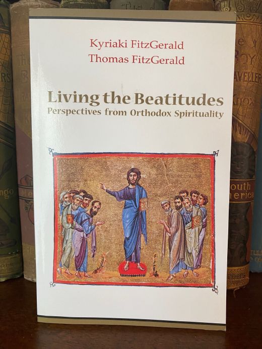 Cover of Drew's copy of Living the Beatitudes: Perspectives from Orthodox Spirituality
