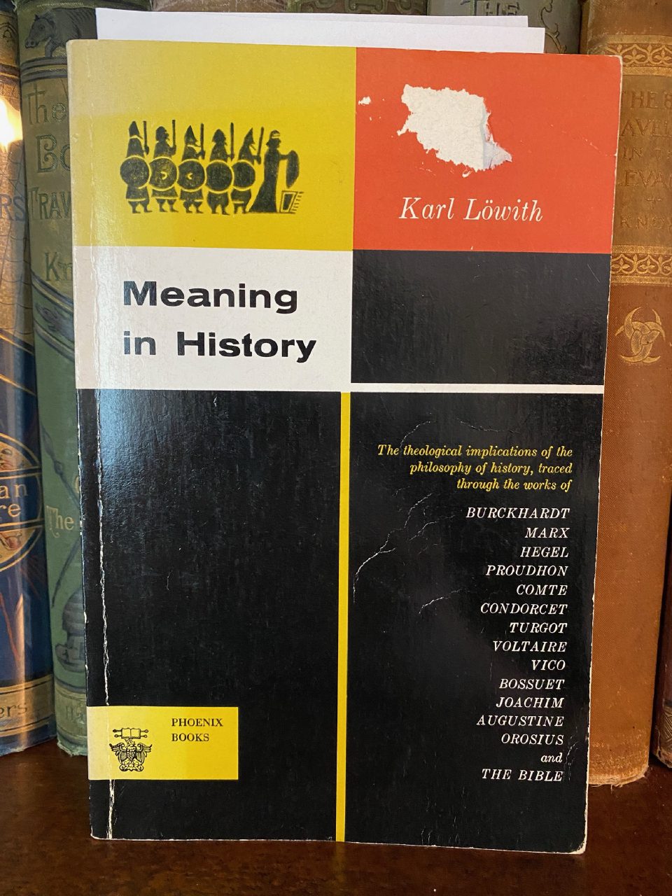 Front cover of Drew's copy of Meaning in History