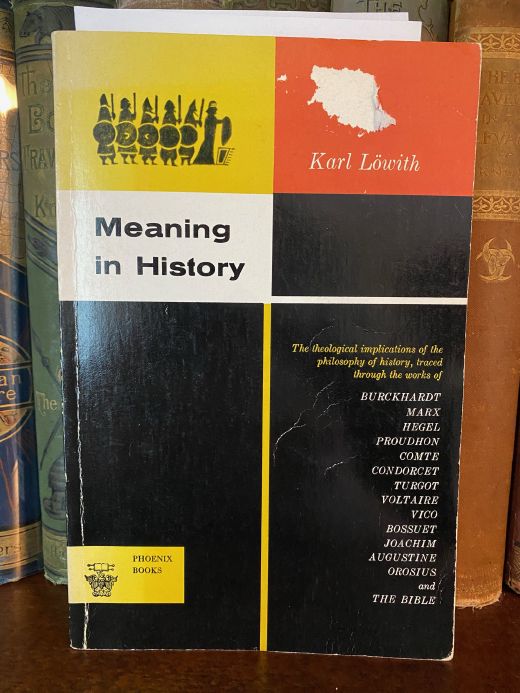 Cover of Drew's copy of Meaning in History