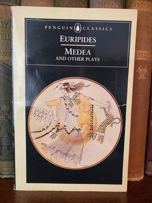 Cover of Drew's copy of Medea and Other Plays