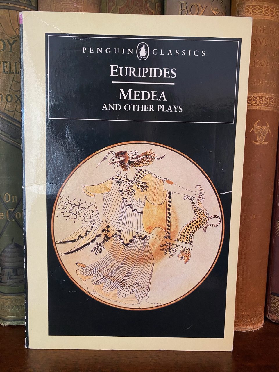 Front cover of Drew's copy of Medea and Other Plays