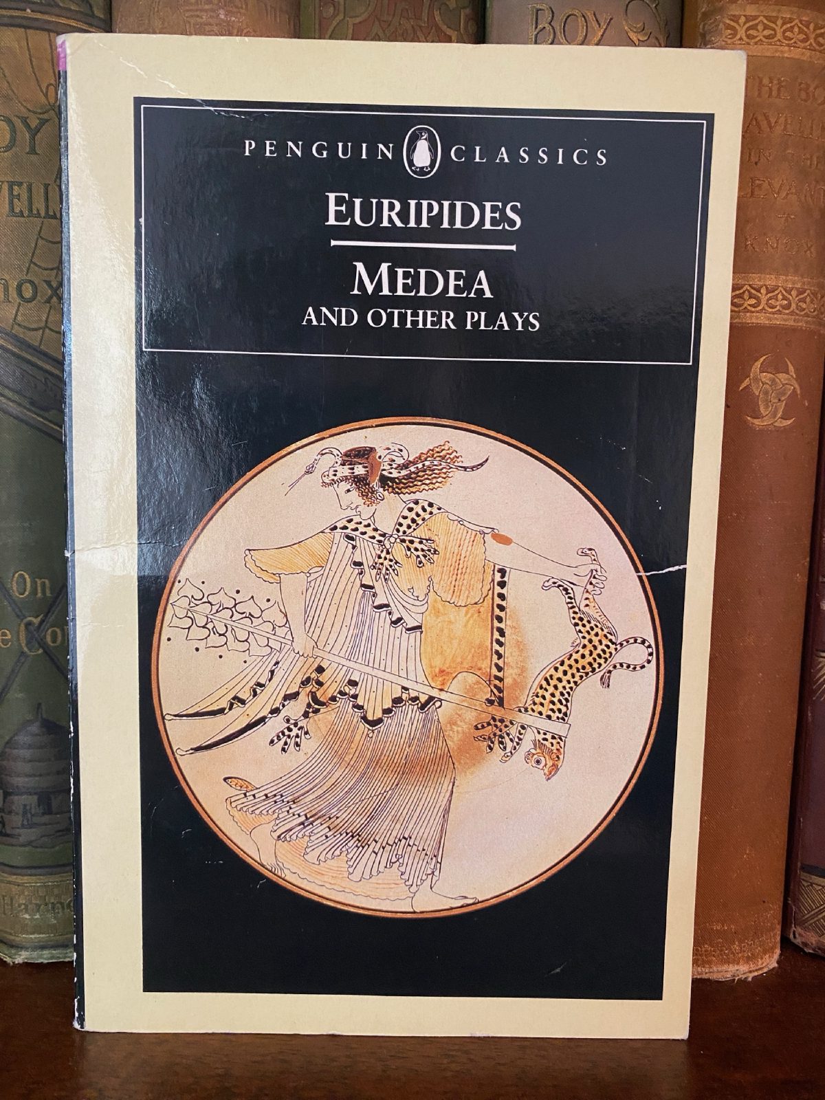 Cover of Drew's copy of Medea and Other Plays