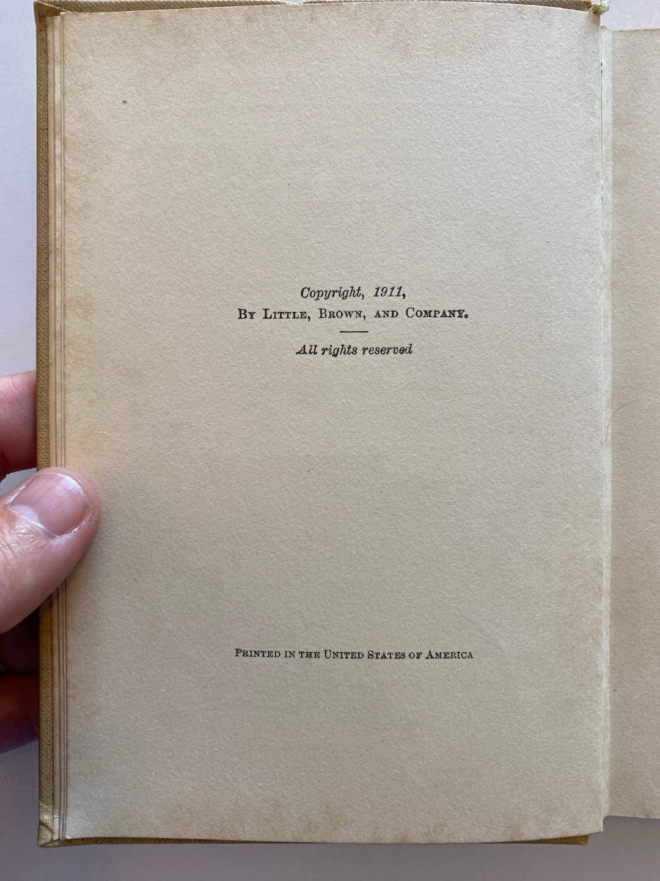 Interior or edition detail of Drew's copy of Mother West Wind’s Children