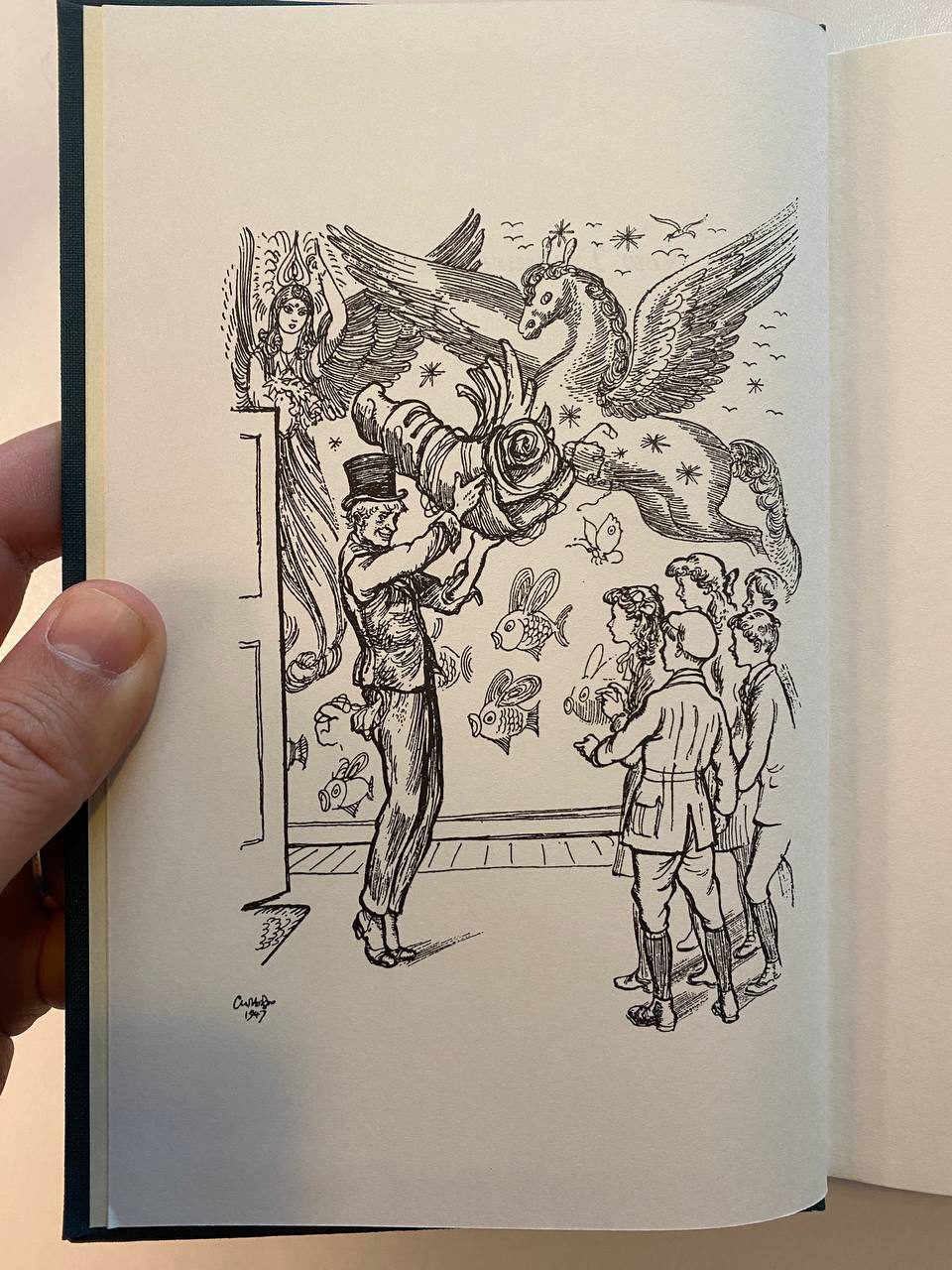 Illustration of Drew's copy of New Treasure Seekers