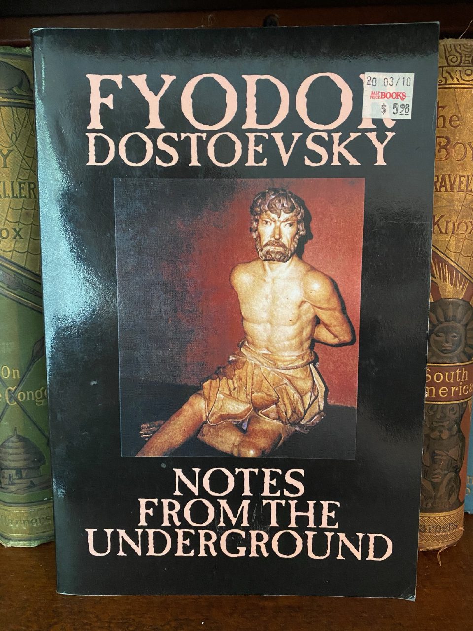 Front cover of Drew's copy of Notes from the Underground