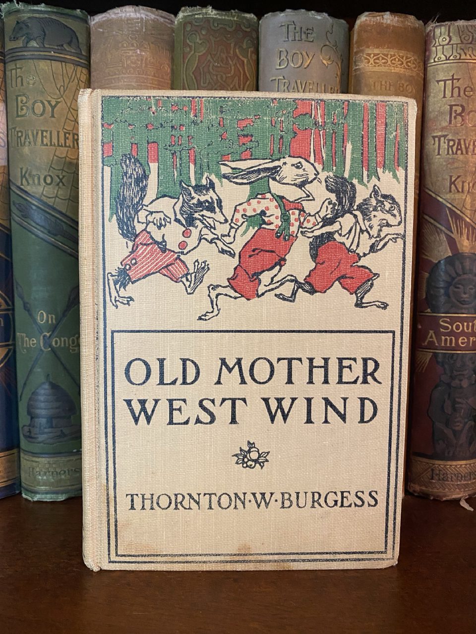 Front cover of Drew's copy of Old Mother West Wind