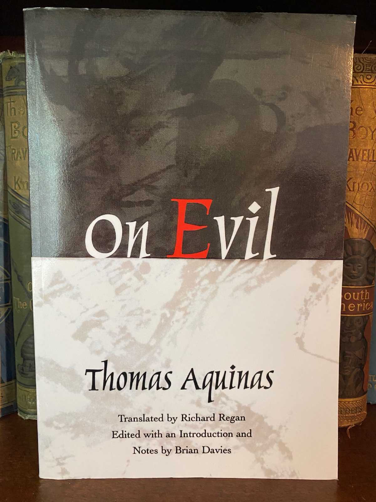 Cover of Drew's copy of On Evil