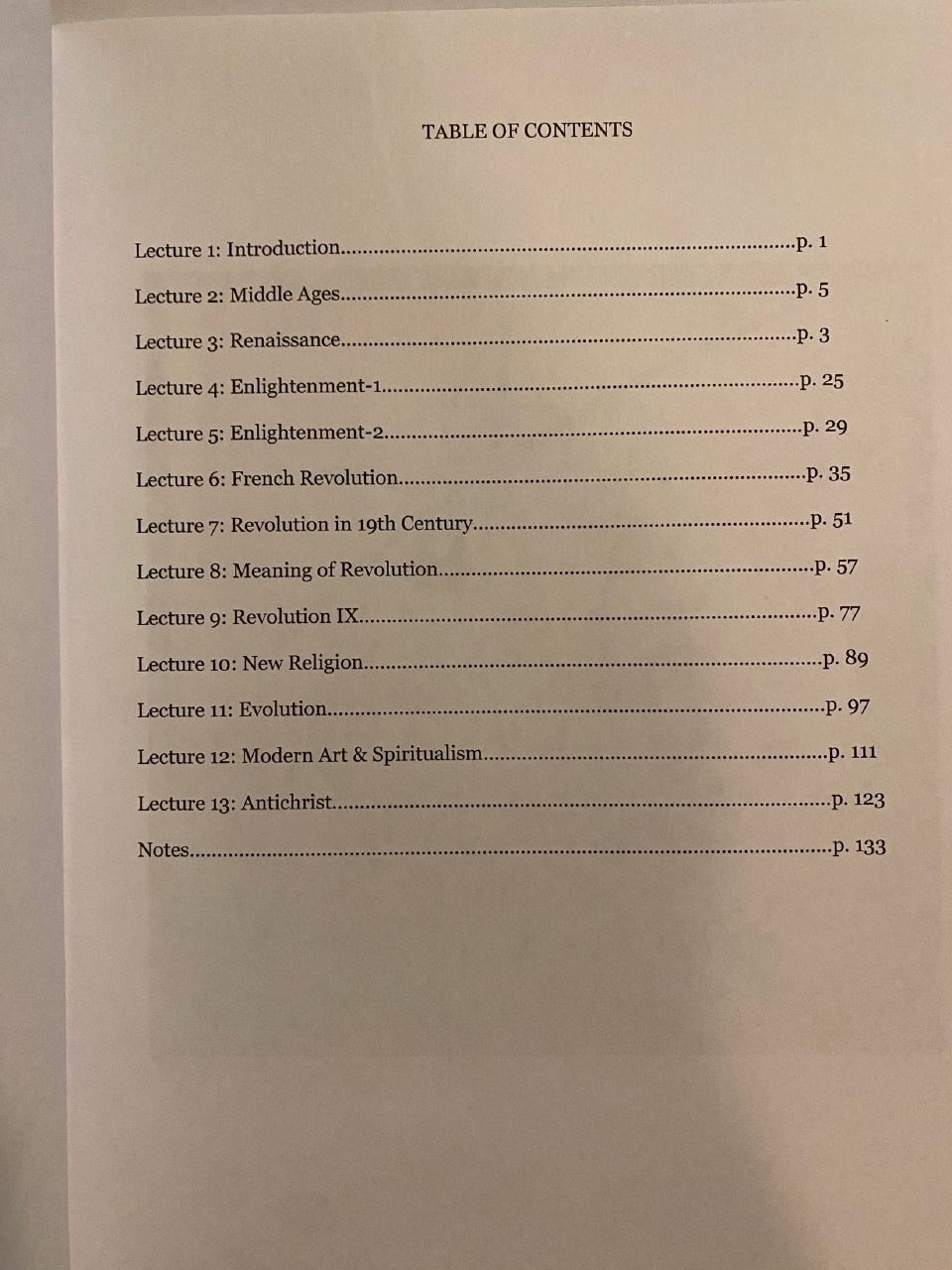 Physical detail of Drew's copy of Orthodox Survival Course