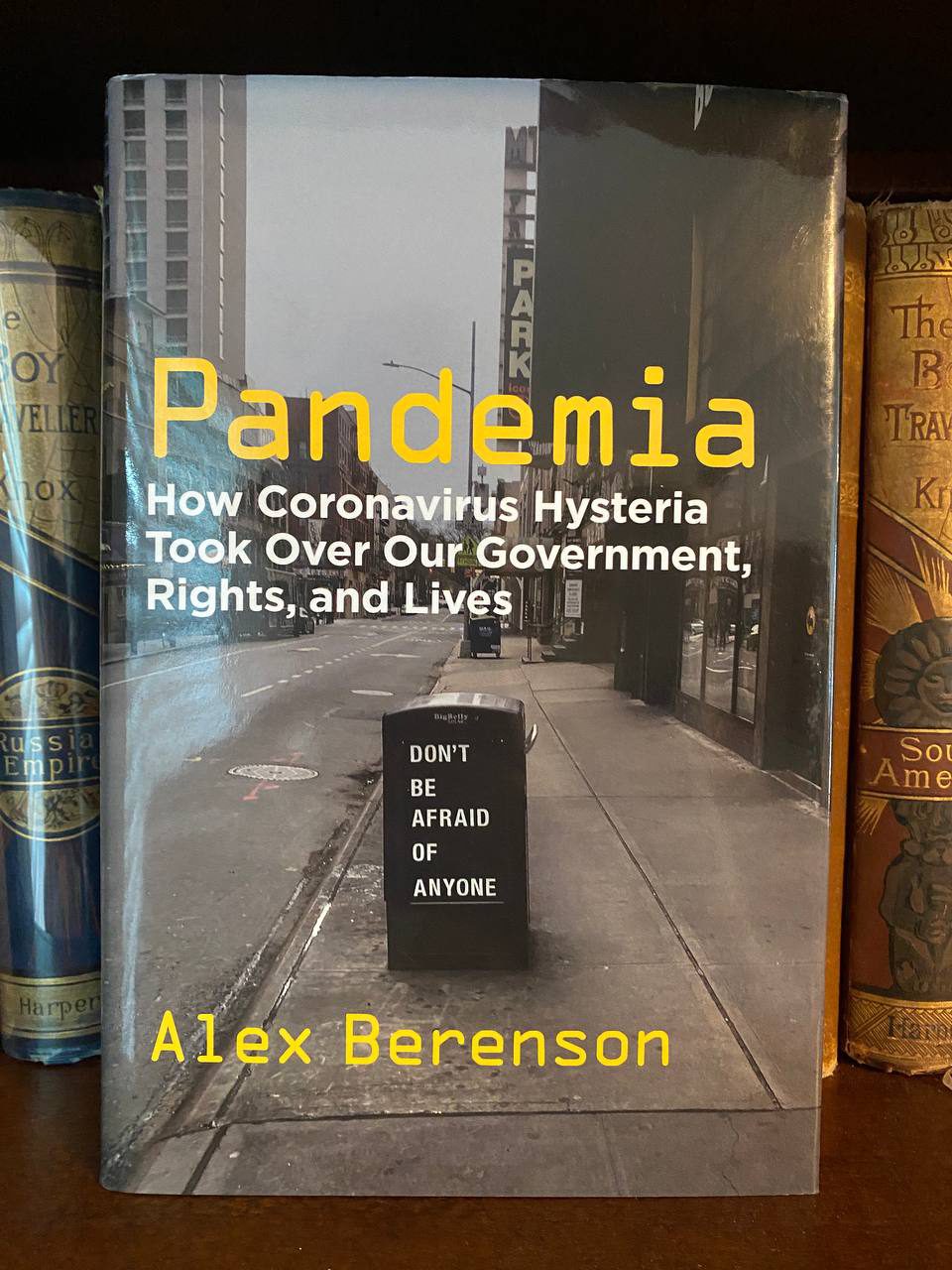 Cover of Drew's copy of Pandemia