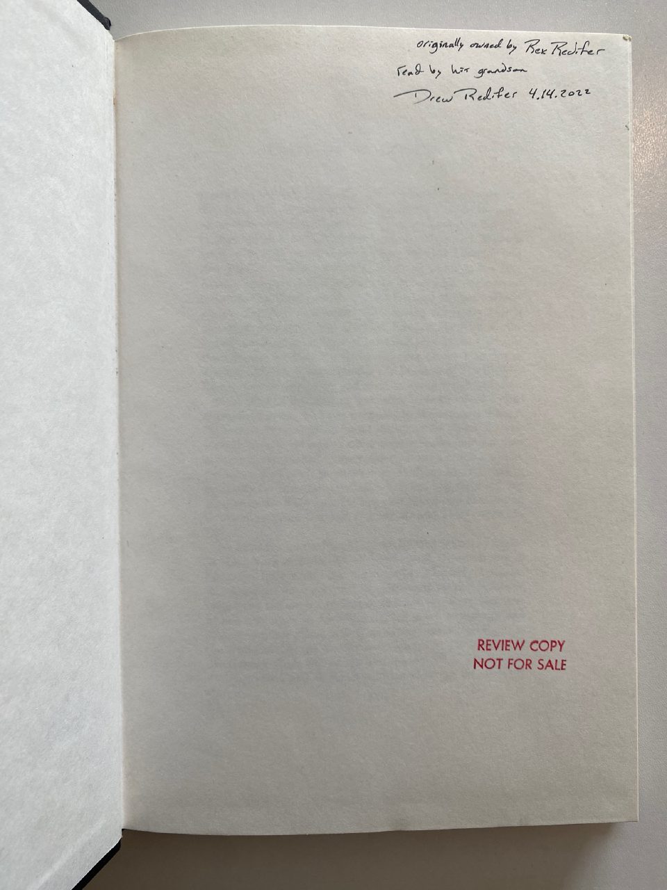 Physical detail of Drew's copy of Passages of the Soul