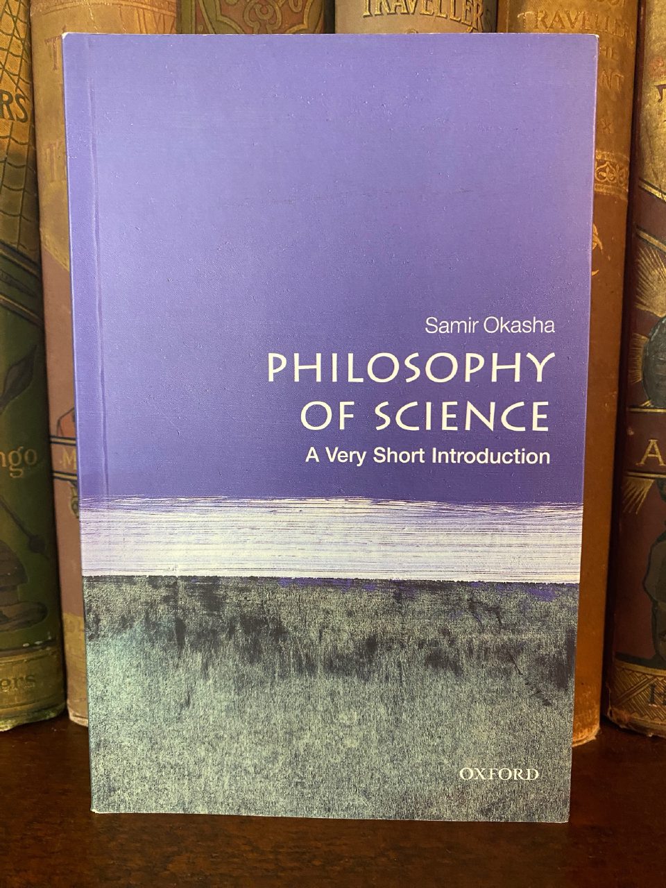 Front cover of Drew's copy of Philosophy of Science: A Very Short Introduction