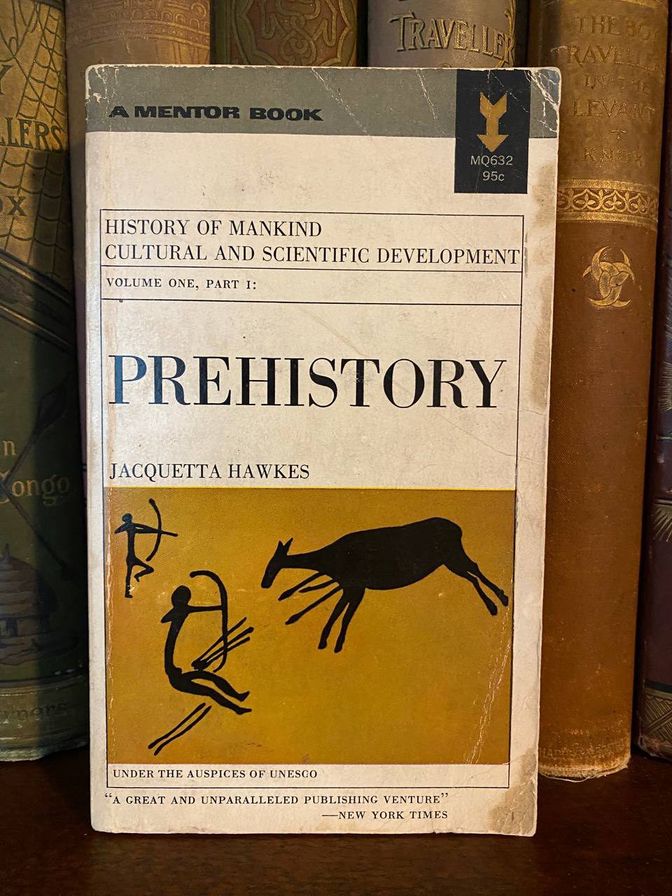Cover of Drew's copy of Prehistory