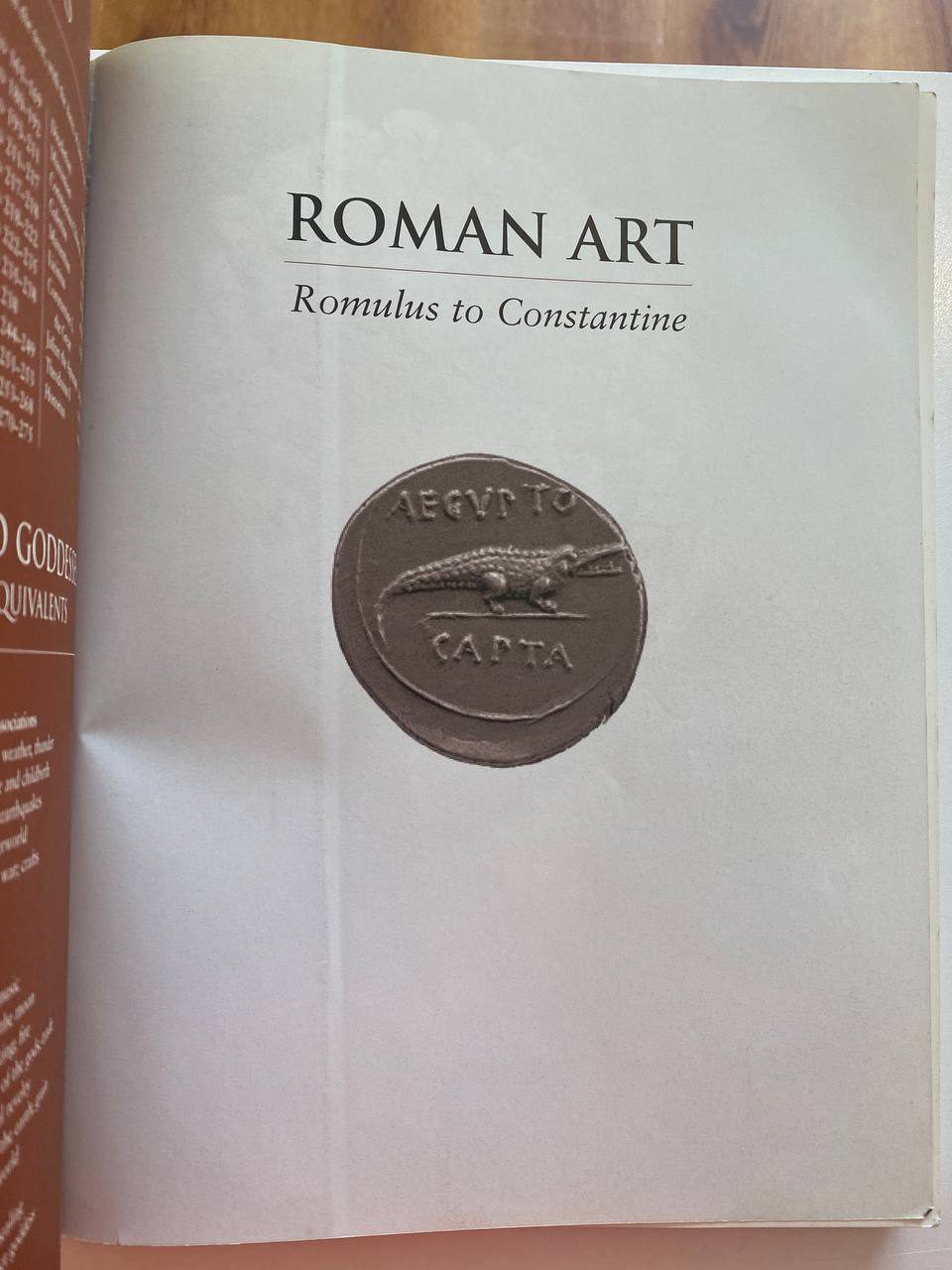 Half-title of Drew's copy of Roman Art