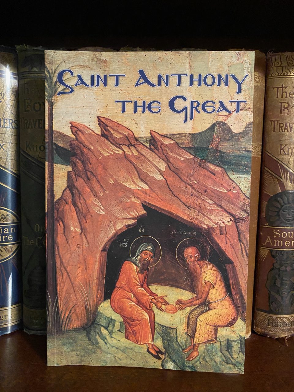 Front cover of Drew's copy of Saint Anthony the Great