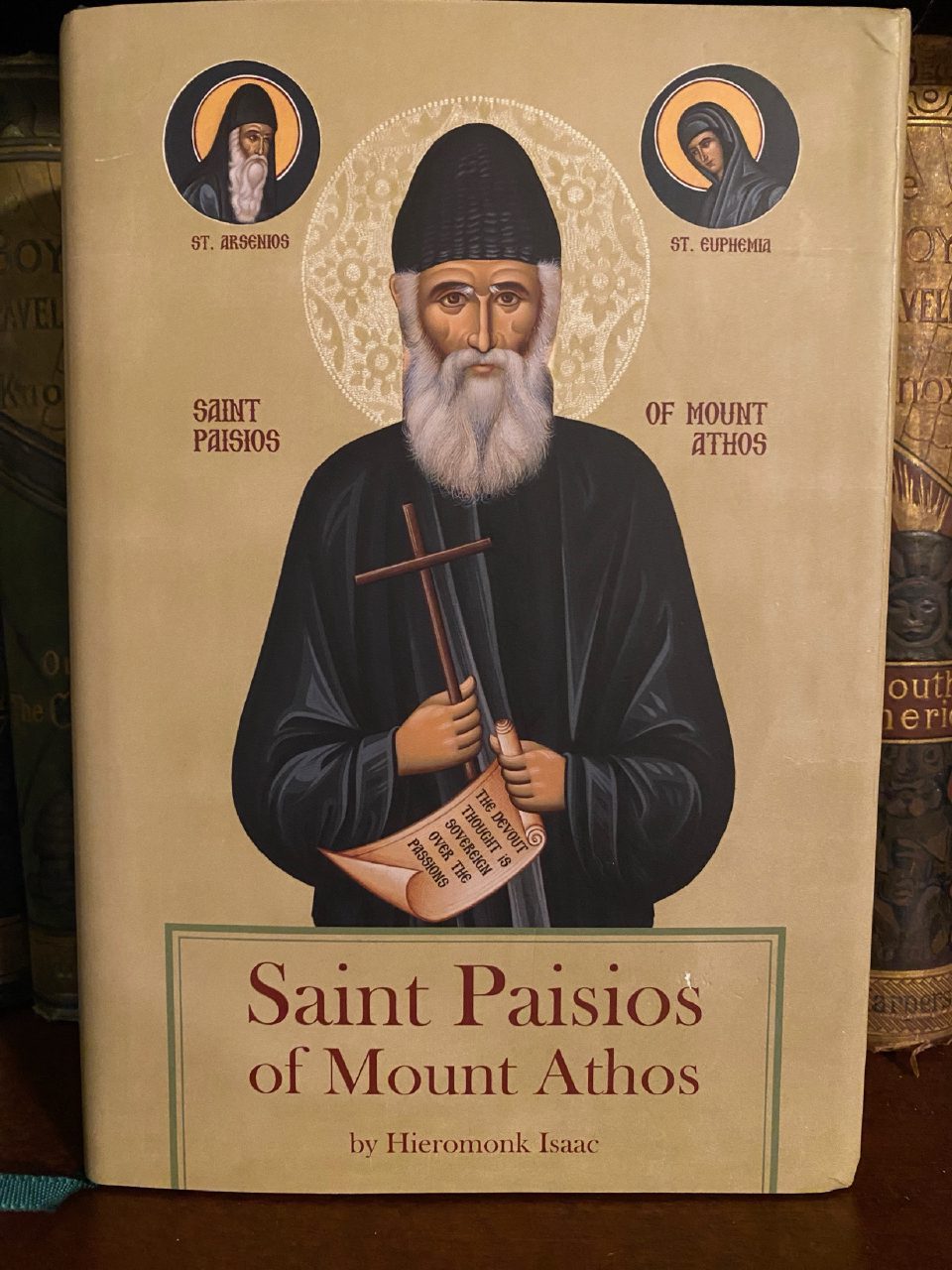 Front cover of Drew's copy of Saint Paisios of Mount Athos