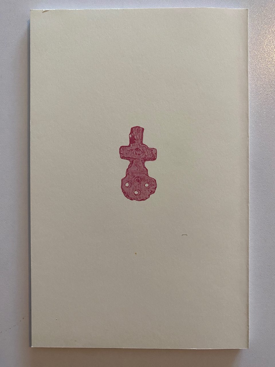 Back cover of Drew's copy of Saint Photios, Patriarch of Constantinople