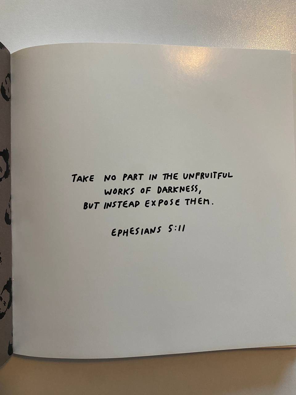 Physical detail of Drew's copy of Savage Memes Vol. 3