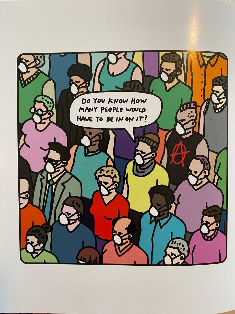 Physical detail of Drew's copy of Savage Memes Vol. 4