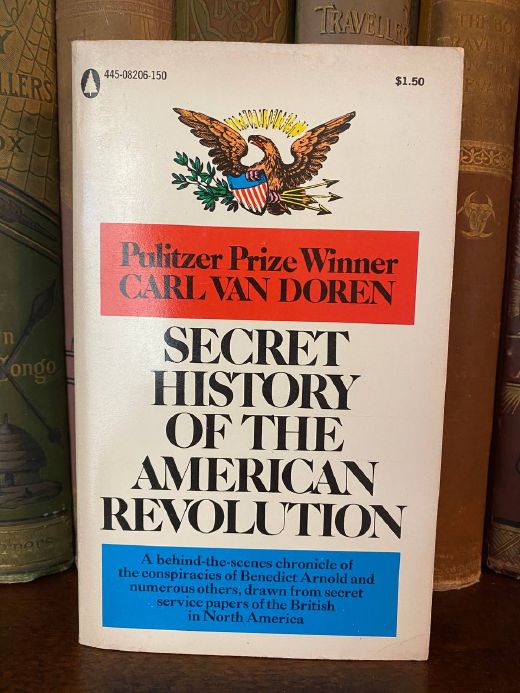 Cover of Drew's copy of Secret History of the American Revolution