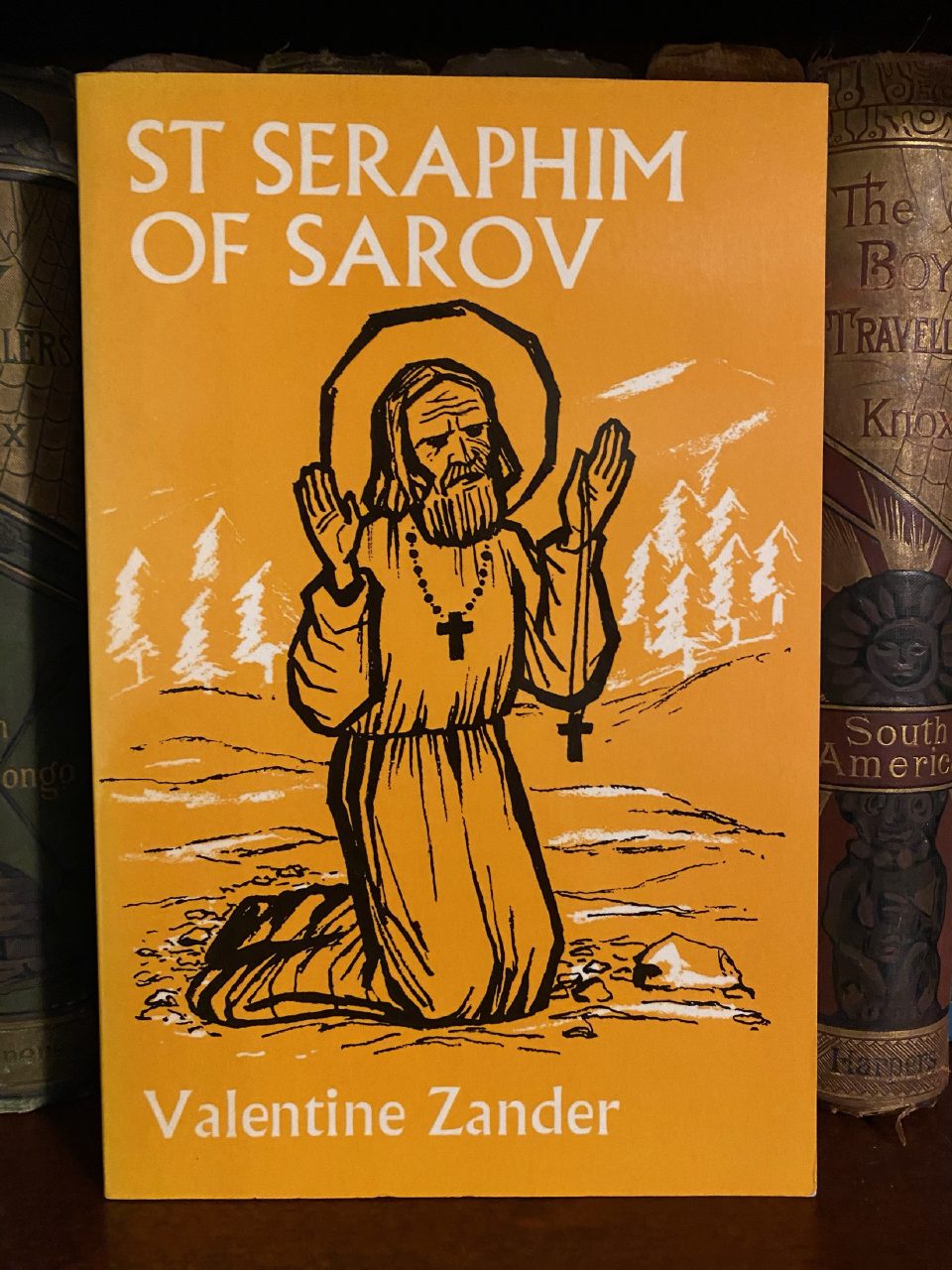 Front cover of Drew's copy of St. Seraphim of Sarov