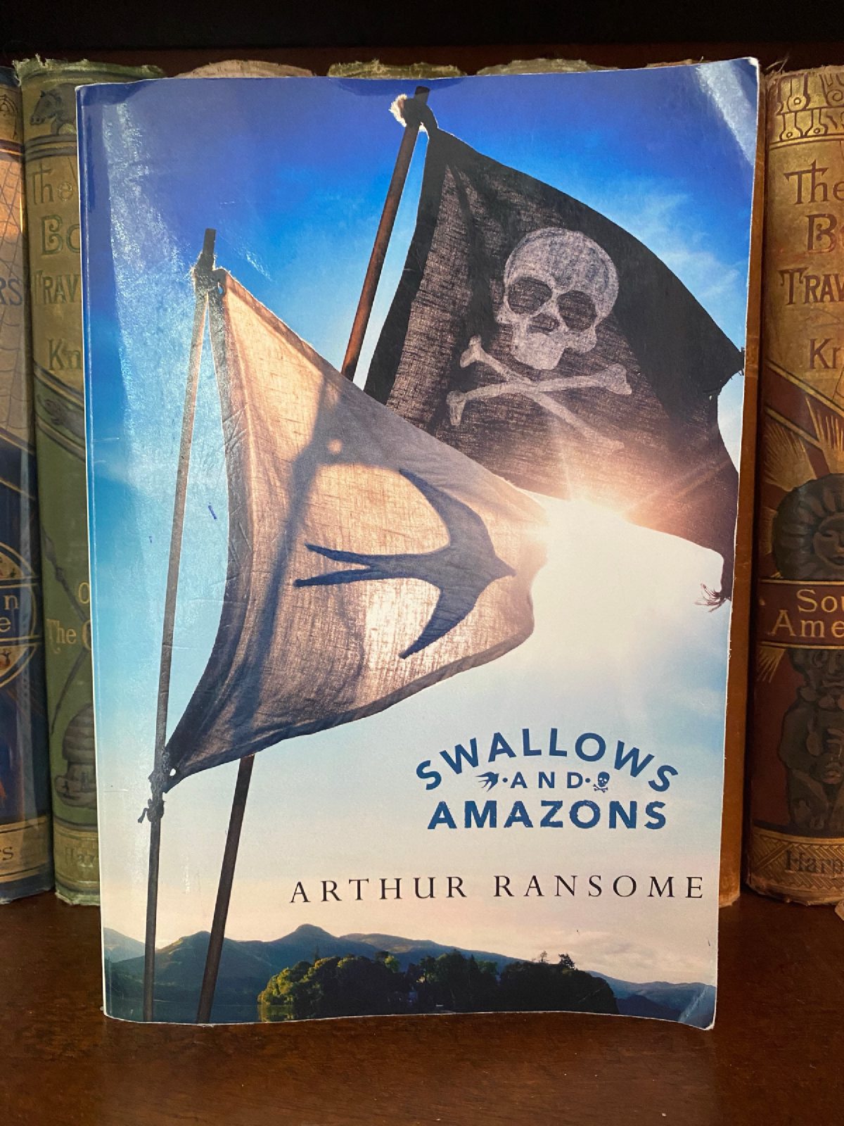 Cover of Drew's copy of Swallows and Amazons