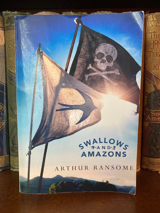 Cover of Drew's copy of Swallows and Amazons