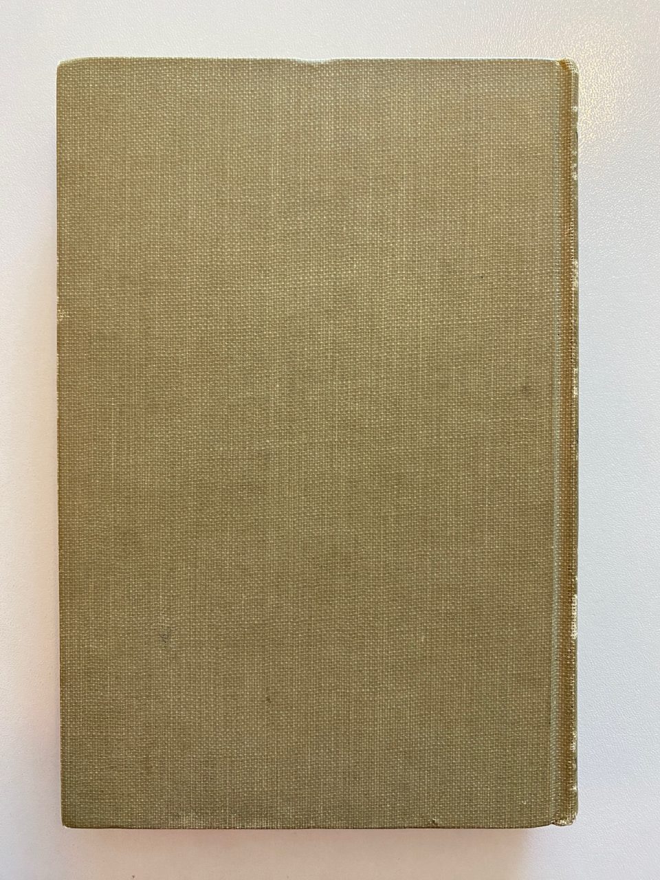 Back cover of Drew's copy of The Adventures of Bob White