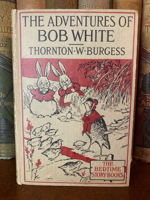 Cover of Drew's copy of The Adventures of Bob White