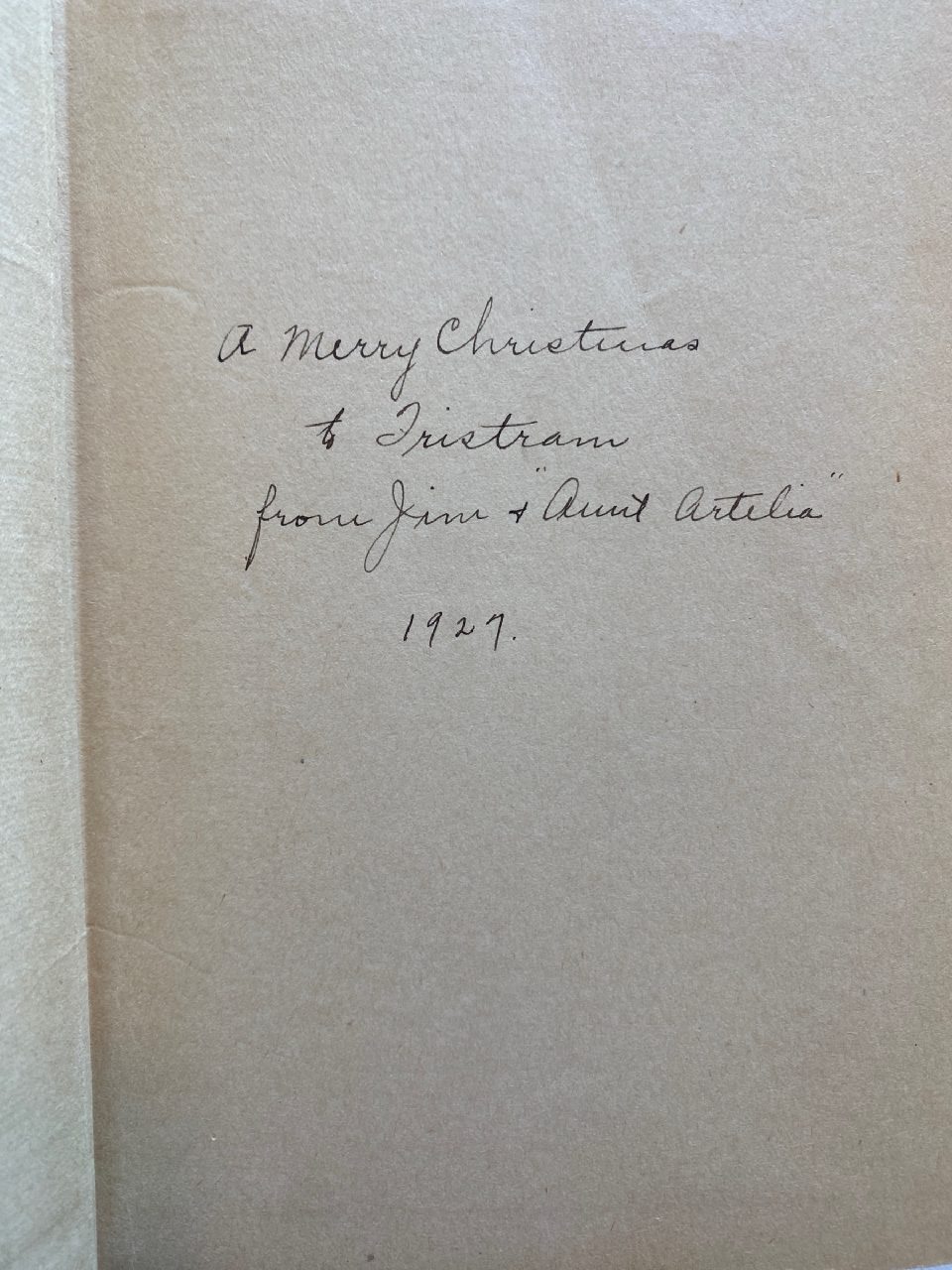 Interior or edition detail of Drew's copy of The Adventures of Bobby Coon
