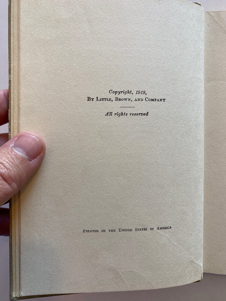 Interior or edition detail of Drew's copy of The Adventures of Bobby Coon