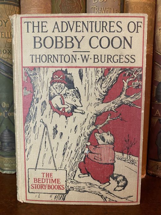 Cover of Drew's copy of The Adventures of Bobby Coon