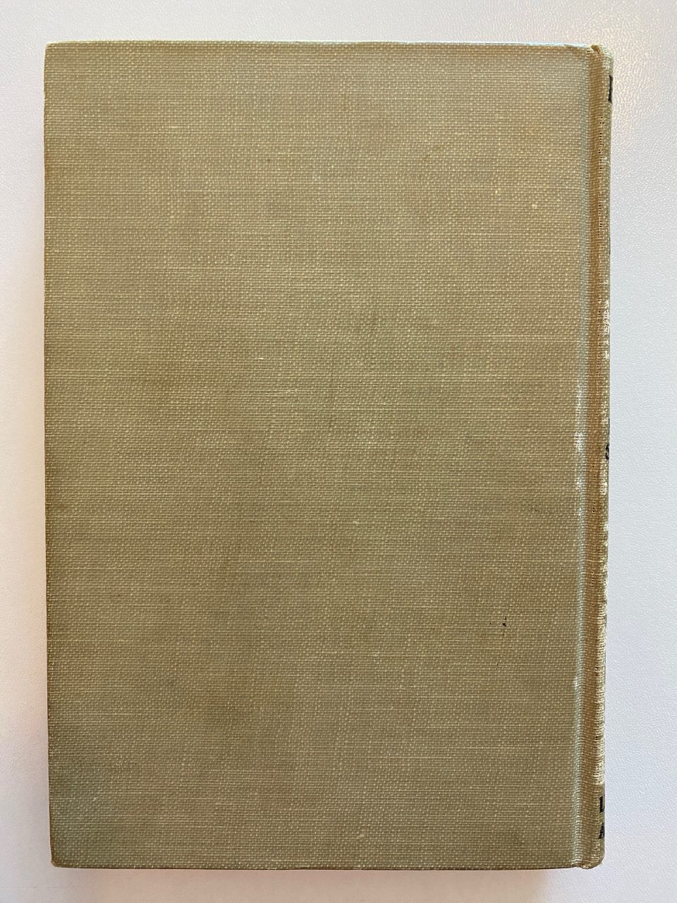 Back cover of Drew's copy of The Adventures of Buster Bear