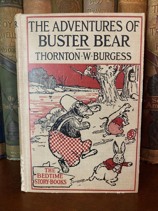 Cover of Drew's copy of The Adventures of Buster Bear