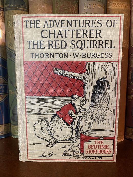 Cover of Drew's copy of The Adventures of Chatterer the Red Squirrel