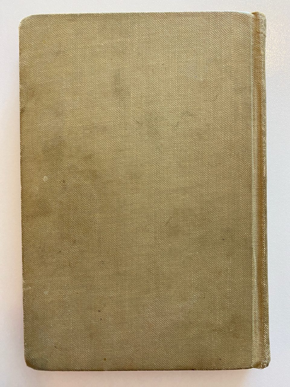 Back cover of Drew's copy of The Adventures of Danny Meadow Mouse