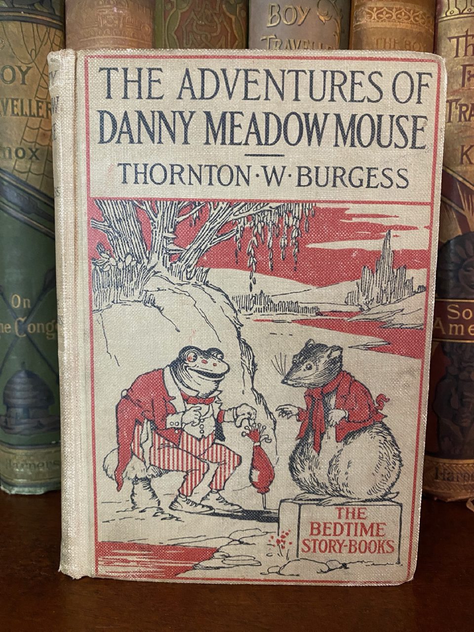 Front cover of Drew's copy of The Adventures of Danny Meadow Mouse